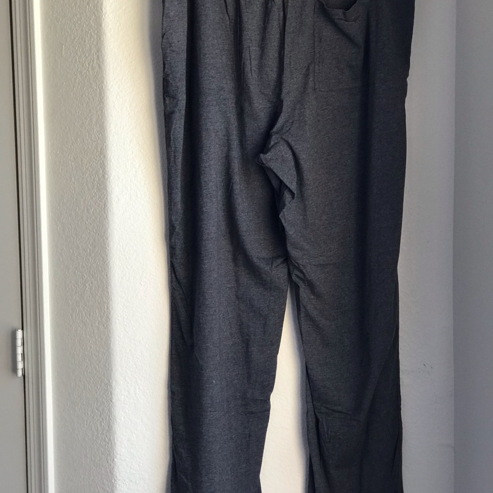 New Alfani Sleep Pajama Pants Men's size XXL Charcoal Gray w/Pockets Drawstring - Picture 3 of 16